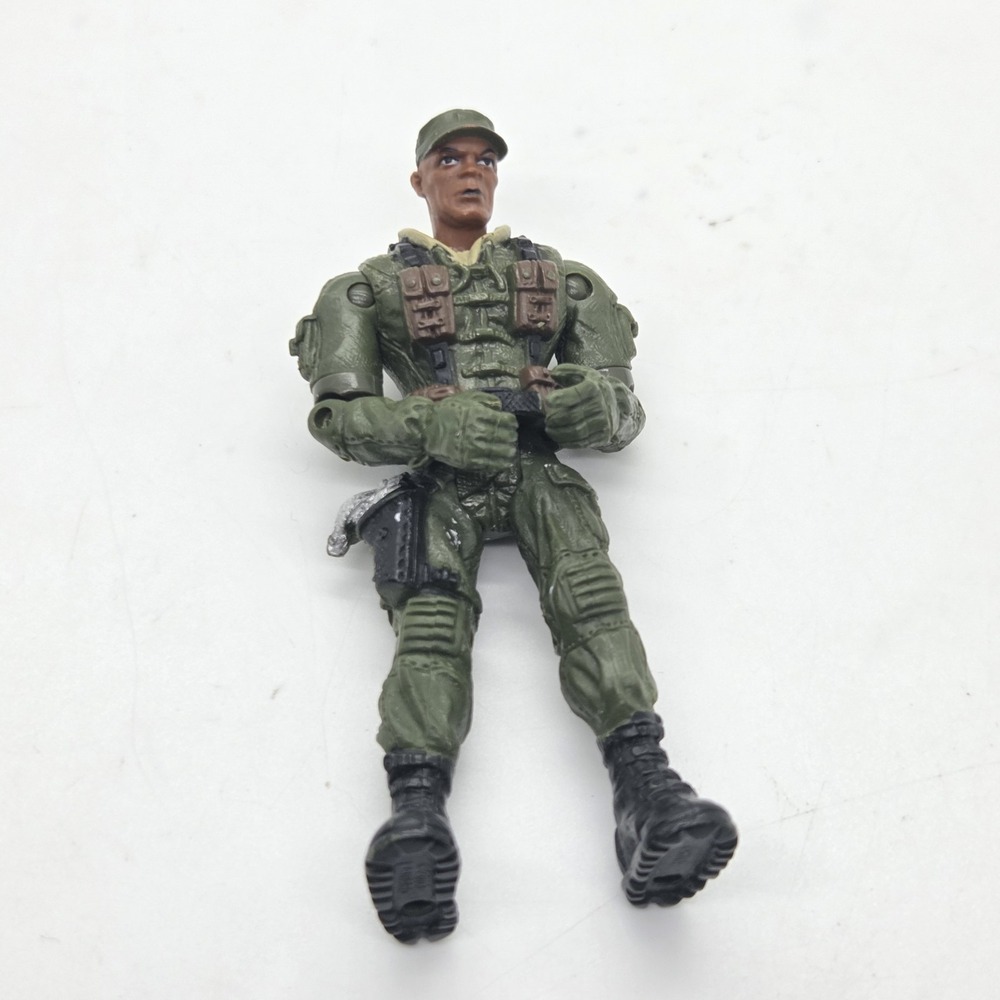 Lanard The Corps! Green Military Action Figure 4" Poseable WB Stamp 2003